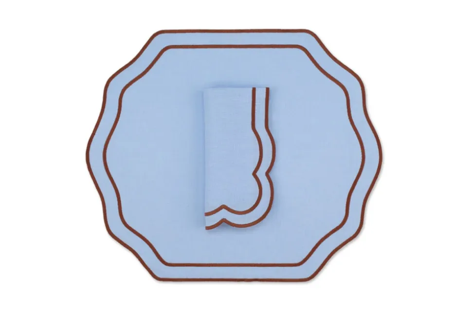 Stucco Linen Napkin and Placemat, Set of 4