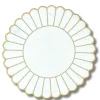 Studio Collection in Linen: Pippa Placemat in White/Gold, Set of 4