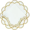 Studio Collection Lillian Placemat in Gold, Set of 4