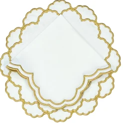 Studio Collection Lillian Placemat in Gold, Set of 4