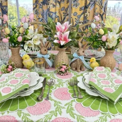 Studio Collection: Pippa Placemat in Green & White, Set of 4