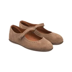 Suede Mary Jane Beige