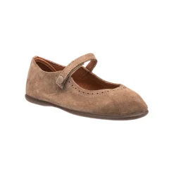 Suede Mary Jane Beige