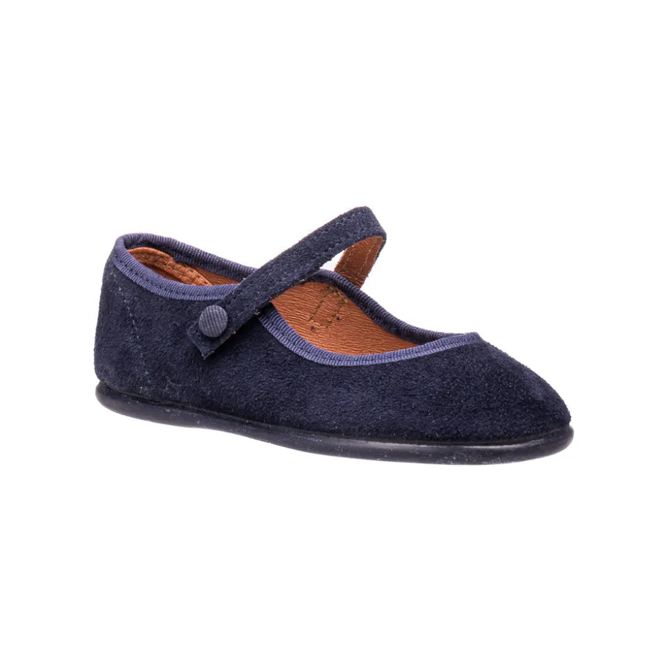 Suede Mary Jane Blue