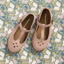 Suede TBar Rose