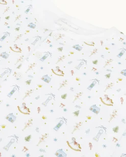Sugar Plum Fairies Henley Pajama in Pink