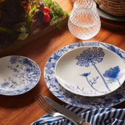 Summer Blues Coupe Salad Plate