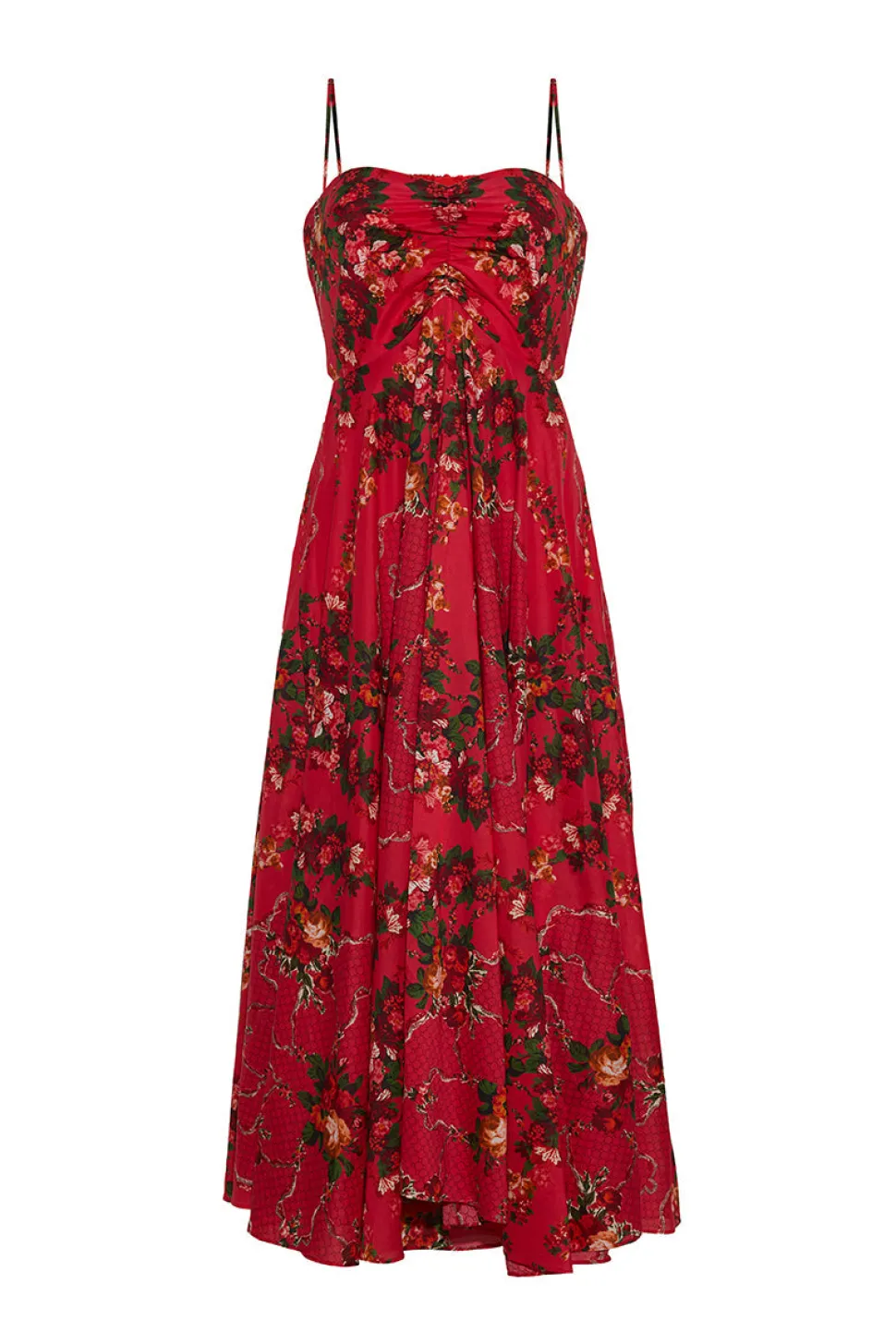 Sunray Dress in Gemma Scarf Pink
