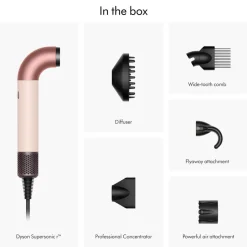 Supersonic R Precision Hair Dryer in Pink & Rose Gold