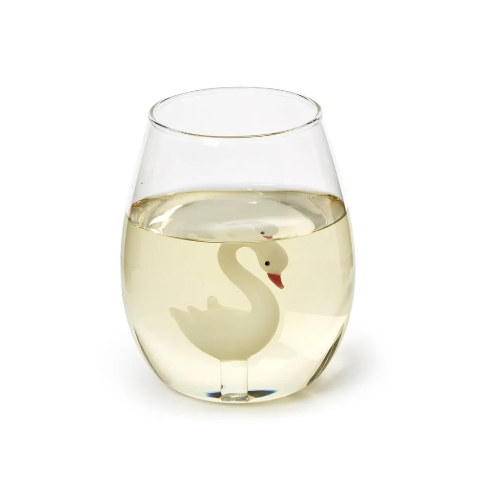 Swan Stemless Wine Glass