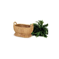 Sweater Weave Oval Compote