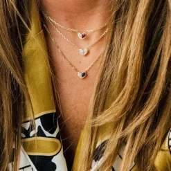 Sweetheart Necklace in Diamond