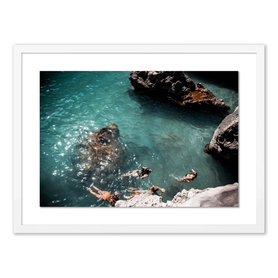 Swimming With Friends Print