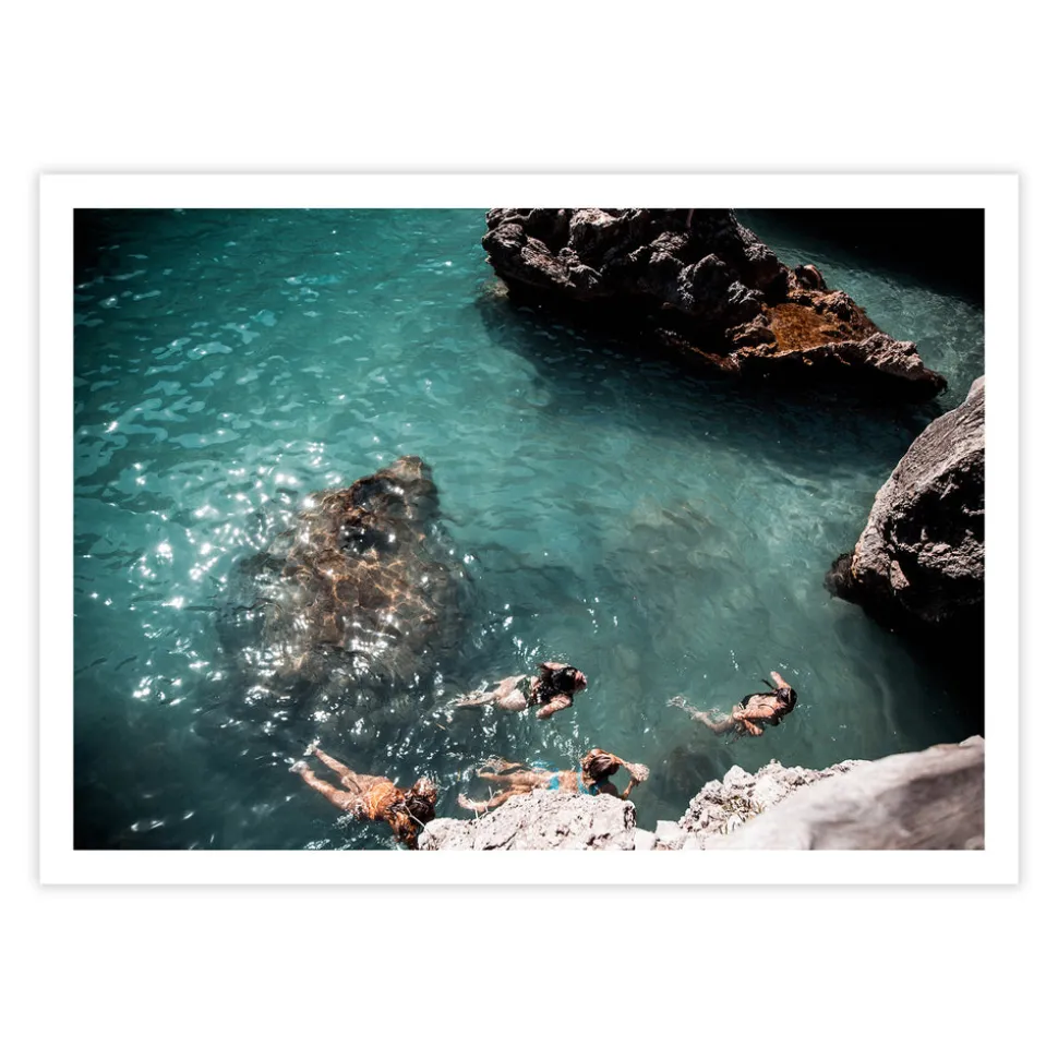 Swimming With Friends Print