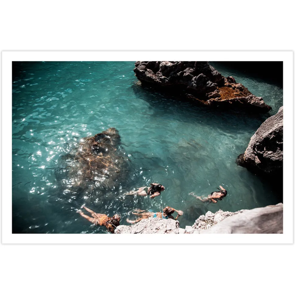 Swimming With Friends Print