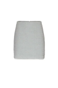 Sydney Skirt in Blue Tweed