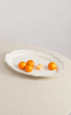 Sylvia Oval Platter 15.5"