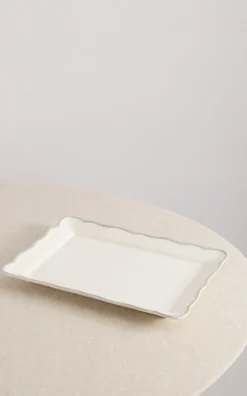 Sylvia Rectangular Platter 15.4" x 11"