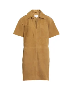 Tabby Dress in Camel