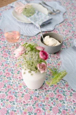 Tablecloth Made With Liberty Fabric in Betsy Candy Floss