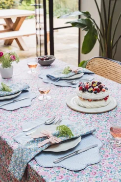 Tablecloth Made With Liberty Fabric in Betsy Candy Floss