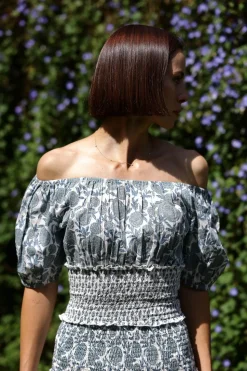 Tahiti Blouse in Blue