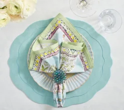 Tailored Placemats in Seafoam, Set of 4