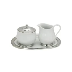 Talbot Manor Sugar & Creamer Set on Tray
