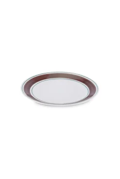 Tangerine Dessert Plate In Brown