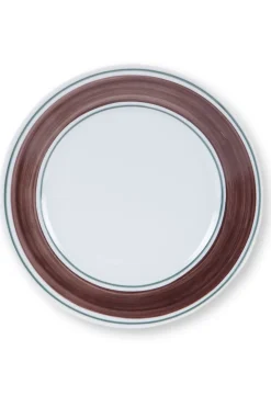 Tangerine Dinner Plate In Brown