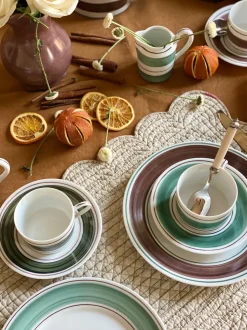 Tangerine Dinner Plate In Brown