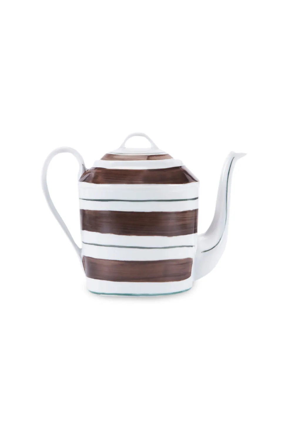 Tangerine Tea Pot In Brown