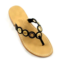 Tara Leather Thong Sandal