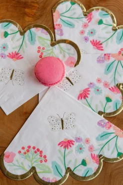 Tea Party Scalloped Napkins