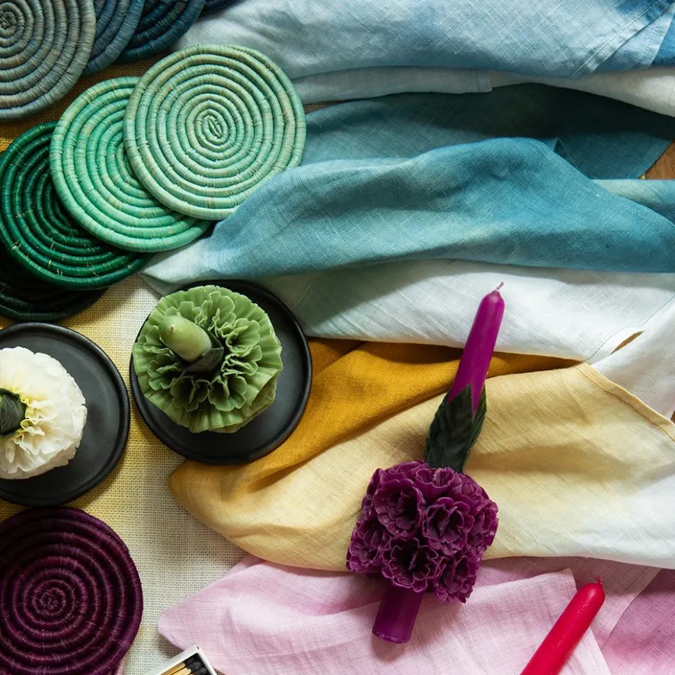 Teal Linen Napkin