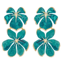 Teal Tahiti Earrings