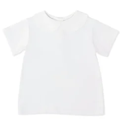 Teddy Peter Pan in Classic White