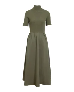 Teresa Knit Dress in Fern