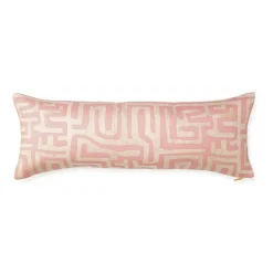 Terracotta Classic Kuba Cloth Pillow
