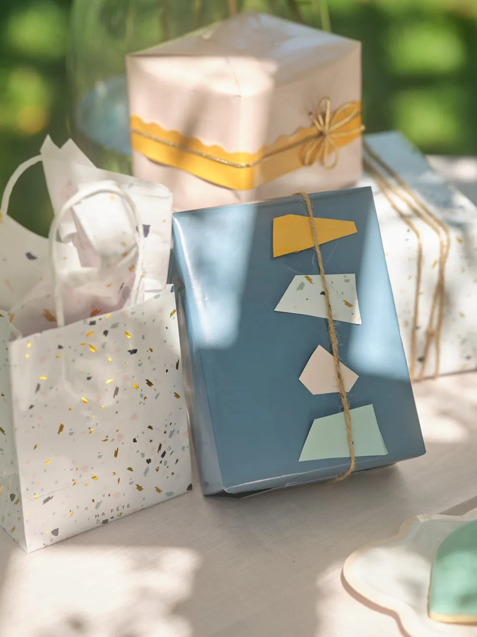 Terrazzo Pattern Gift Wrap, Two-Sided