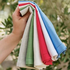 Tessuti Sage Green Napkins, Set of 4