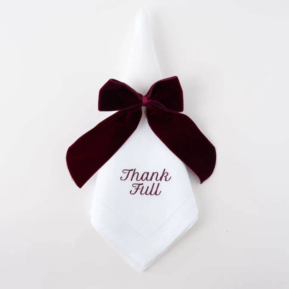 Thank Full Dinner Napkins, Set of 12