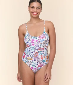 The Amalfi One Piece in Botanical Floral
