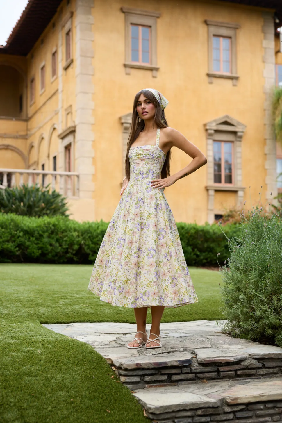 The Amora Dress in Cordoba Print