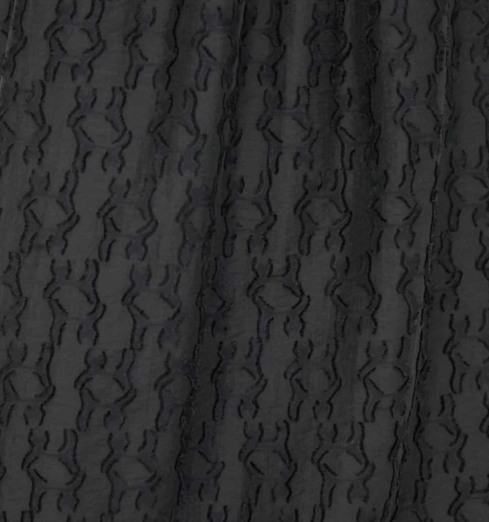 The Anita Nap Dress in Black Fil Coupe