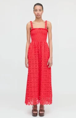 The Anjuli Nap Dress in Poppy Lace