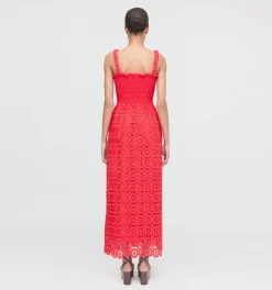 The Anjuli Nap Dress in Poppy Lace