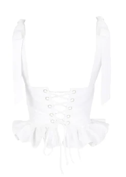 The Antoinette Corset In White