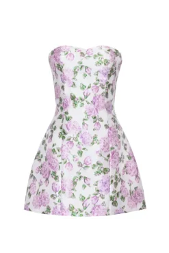 The Ashley Dress in Pink & Green