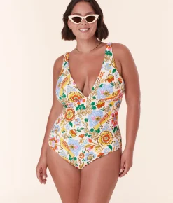 The Augustine One Piece in Bird Floral